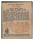 1949 Bowman Baseball #153 Phil Masi Braves VG-EX 487568