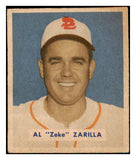1949 Bowman Baseball #156 Al Zarilla Browns EX 487576