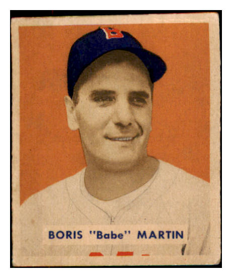1949 Bowman Baseball #167 Babe Martin Red Sox EX 487596