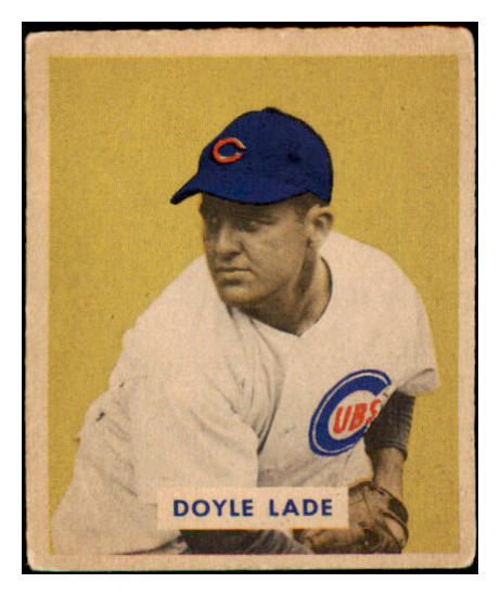 1949 Bowman Baseball #168 Doyle Lade Cubs VG-EX 487597