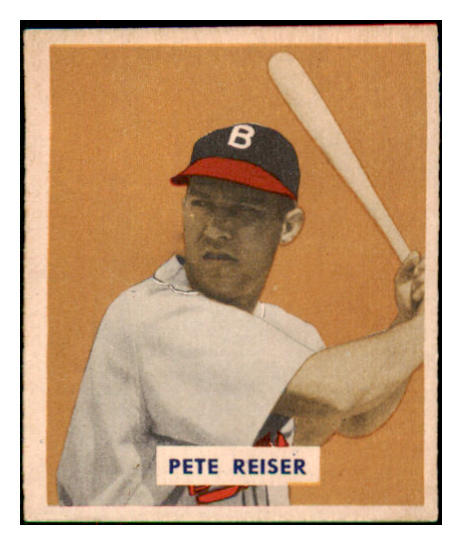 1949 Bowman Baseball #185 Pete Reiser Braves EX-MT 487629