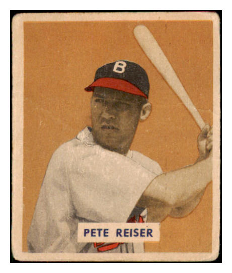 1949 Bowman Baseball #185 Pete Reiser Braves VG-EX 487630