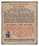 1949 Bowman Baseball #185 Pete Reiser Braves VG-EX 487630