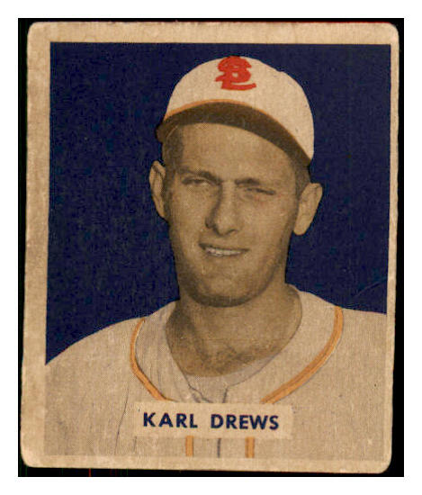 1949 Bowman Baseball #188 Karl Drews Browns VG-EX 487635