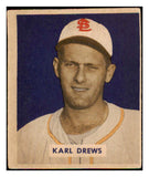 1949 Bowman Baseball #188 Karl Drews Browns EX 487636