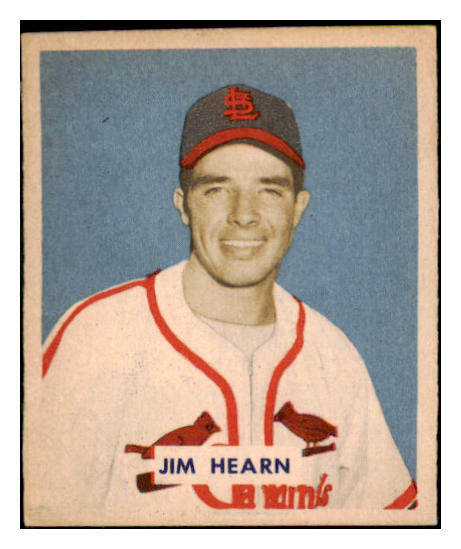 1949 Bowman Baseball #190 Jim Hearn Cardinals EX-MT 487640