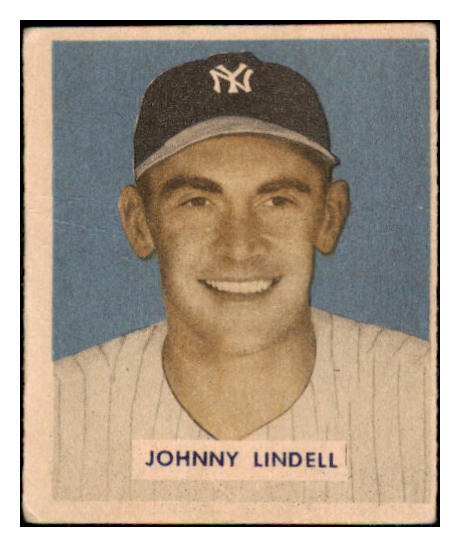 1949 Bowman Baseball #197 Johnny Lindell Yankees VG-EX 487652