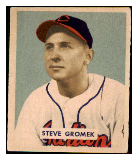 1949 Bowman Baseball #198 Steve Gromek Indians VG-EX 487654