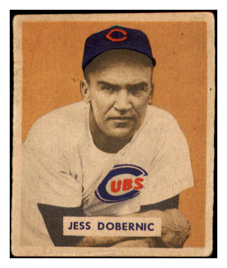 1949 Bowman Baseball #200 Jess Dobernic Cubs VG-EX 487657