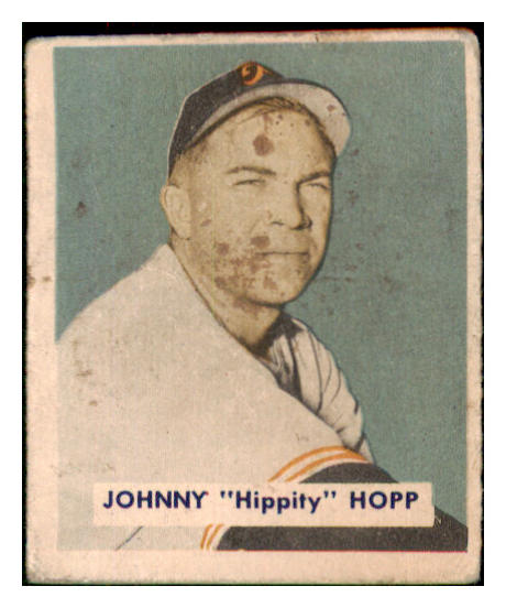 1949 Bowman Baseball #207 Johnny Hopp Pirates GD-VG 487672