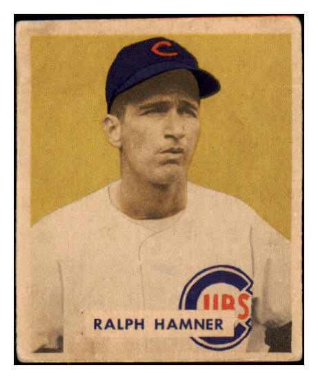 1949 Bowman Baseball #212 Ralph Hamner Cubs VG-EX 487680