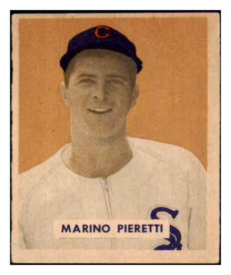 1949 Bowman Baseball #217 Marino Pieretti White Sox EX+/EX-MT 487687