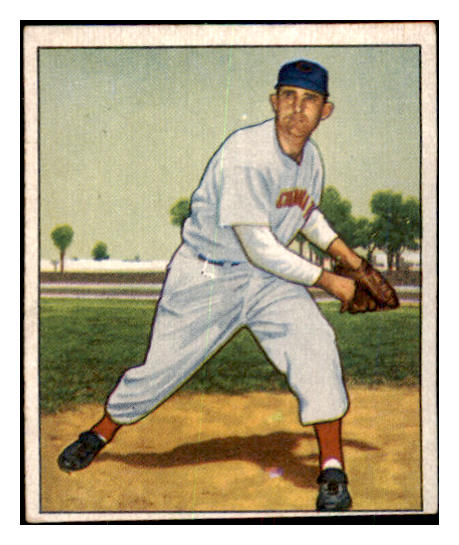 1950 Bowman Baseball #080 Howie Fox Reds EX-MT 487746
