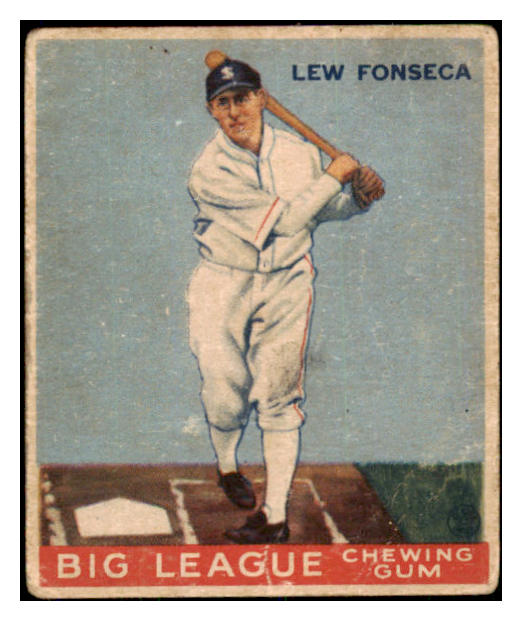 1933 Goudey #043 Lew Fonseca White Sox Good 487753