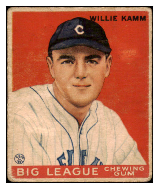 1933 Goudey #075 Willie Kamm Indians GD-VG 487776