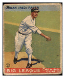 1933 Goudey #079 Red Faber White Sox Good 487777