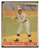 1933 Goudey #035 Al Simmons White Sox PR-FR 487798