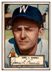 1952 Topps Baseball #002 Pete Runnels Senators VG Black 487891