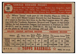 1952 Topps Baseball #028 Jerry Priddy Tigers PR-FR Red 487934
