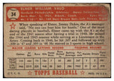 1952 Topps Baseball #034 Elmer Valo A's PR-FR Red 487944