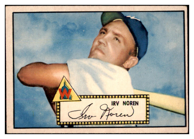1952 Topps Baseball #040 Irv Noren Senators EX Red 487959