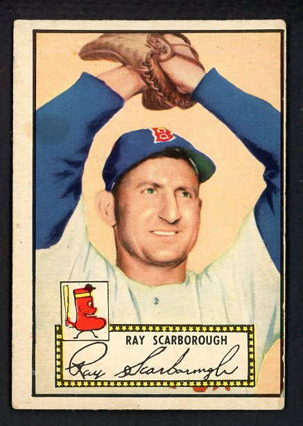 1952 Topps Baseball #043 Ray Scarborough Red Sox VG Red 487967
