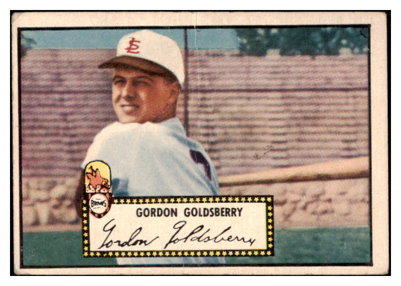 1952 Topps Baseball #046 Gordon Goldsberry Browns VG Black 487974