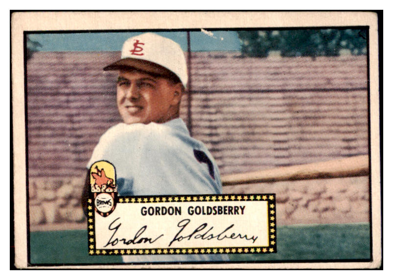 1952 Topps Baseball #046 Gordon Goldsberry Browns VG-EX Black 487975