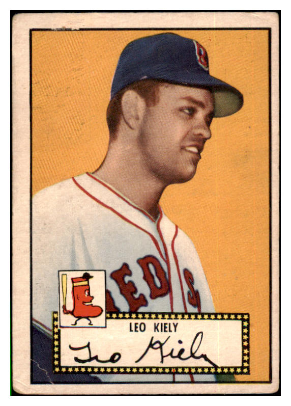 1952 Topps Baseball #054 Leo Kiely Red Sox VG Black 487988