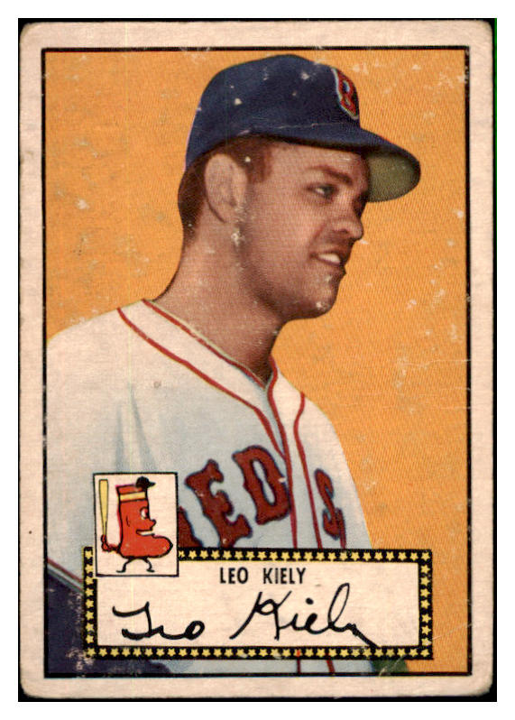 1952 Topps Baseball #054 Leo Kiely Red Sox FR-GD Black 487991