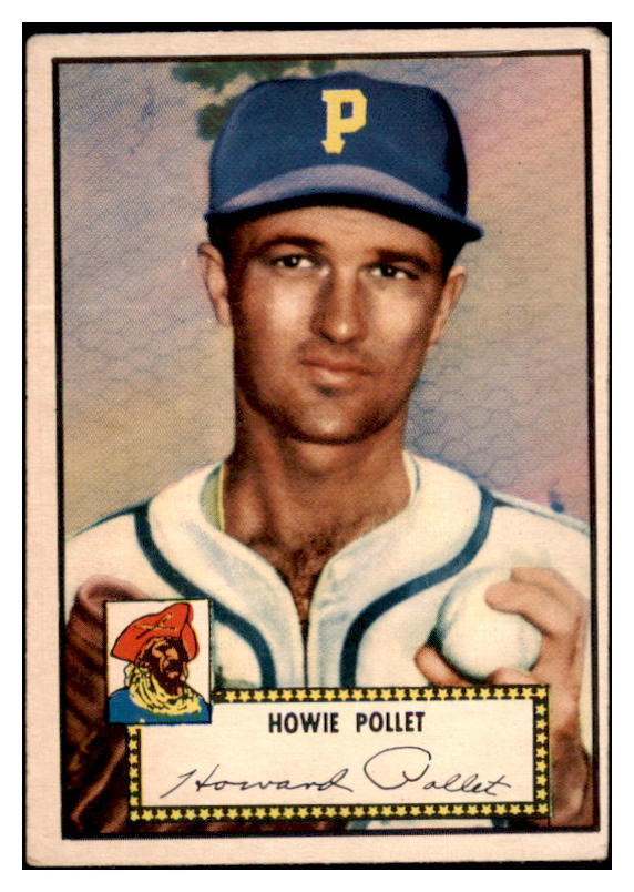 1952 Topps Baseball #063 Howie Pollet Pirates VG Red 488008