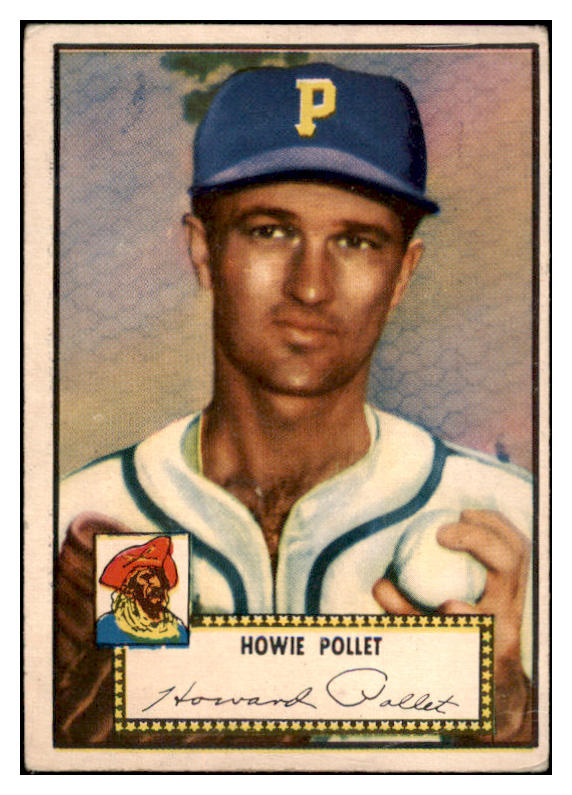 1952 Topps Baseball #063 Howie Pollet Pirates Good Red 488009
