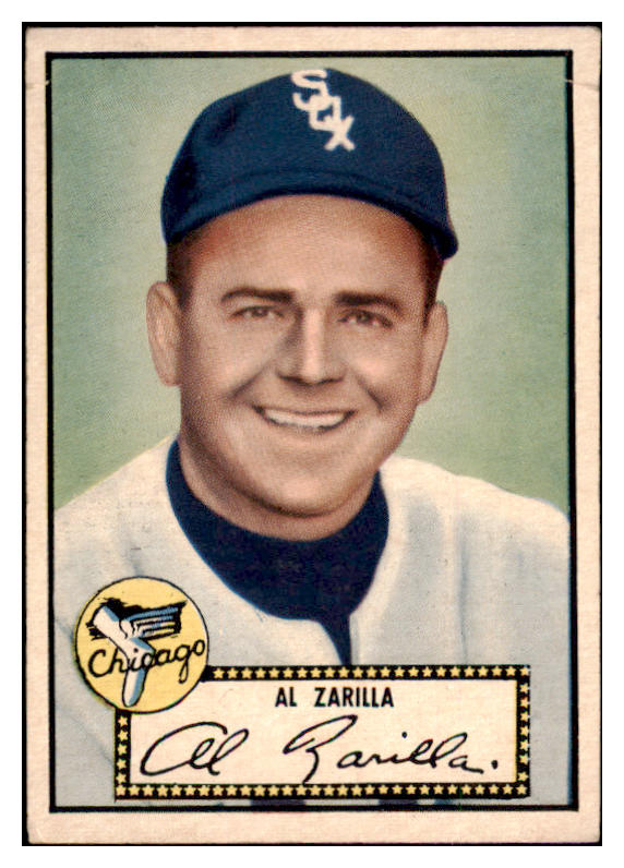 1952 Topps Baseball #070 Al Zarilla White Sox VG Black 488023
