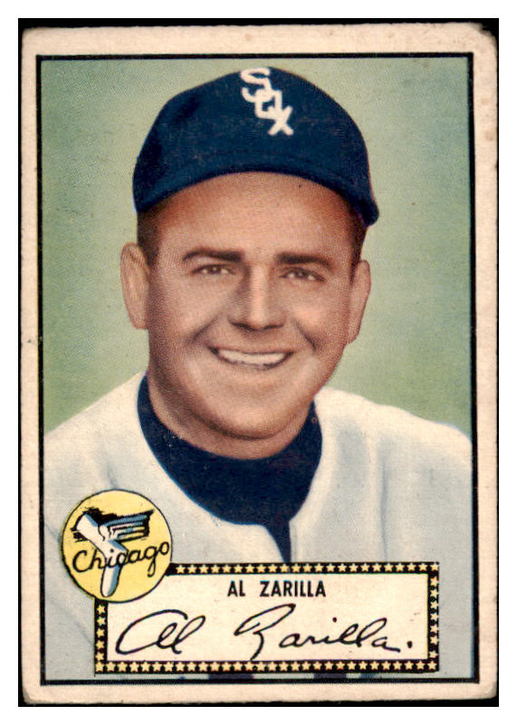 1952 Topps Baseball #070 Al Zarilla White Sox Good Black 488024