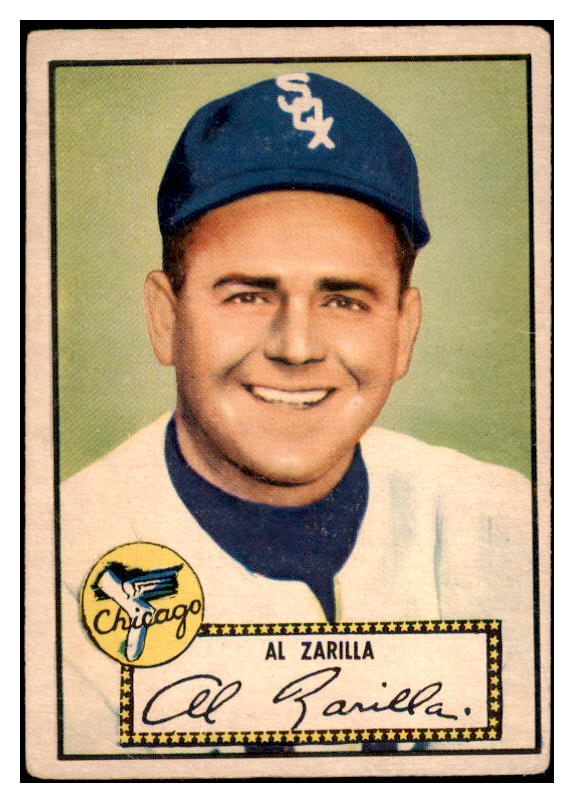 1952 Topps Baseball #070 Al Zarilla White Sox VG Red 488026