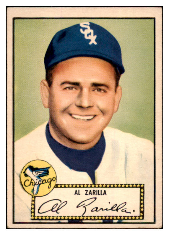 1952 Topps Baseball #070 Al Zarilla White Sox EX Red 488027