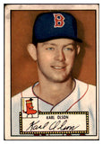 1952 Topps Baseball #072 Karl Olson Red Sox VG Black 488034
