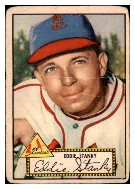 1952 Topps Baseball #076 Eddie Stanky Cardinals PR-FR Red 488043