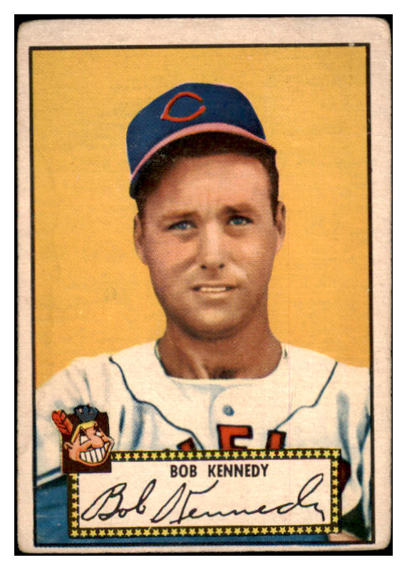 1952 Topps Baseball #077 Bob Kennedy Indians Good Red 488045