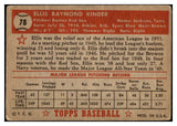 1952 Topps Baseball #078 Ellis Kinder Red Sox GD-VG Red 488050