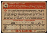 1952 Topps Baseball #079 Jerry Staley Cardinals FR-GD Red 488052