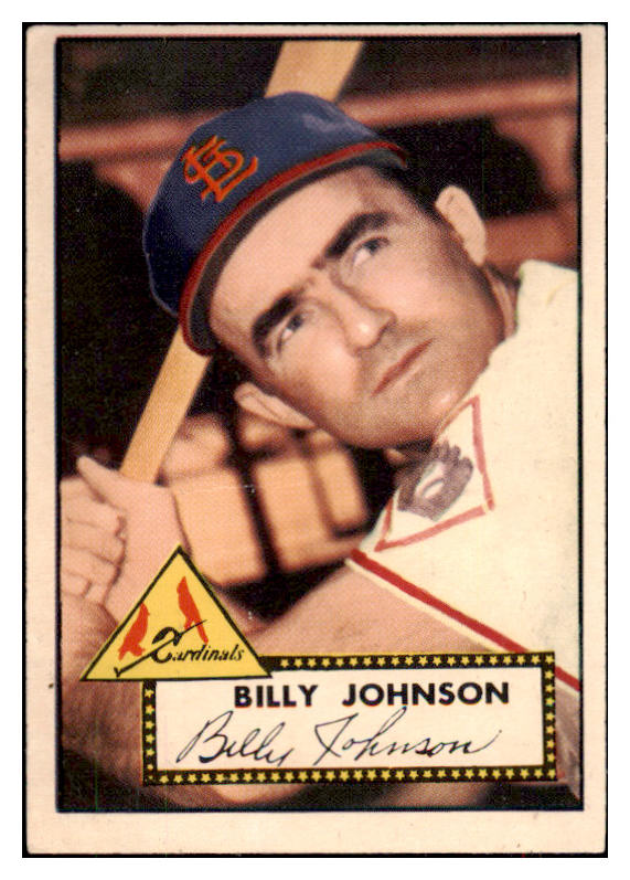 1952 Topps Baseball #083 Billy Johnson Cardinals EX 488060