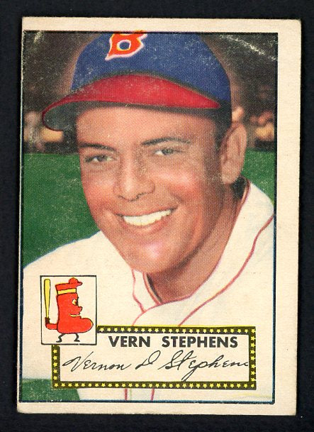 1952 Topps Baseball #084 Vern Stephens Red Sox GD-VG 488062