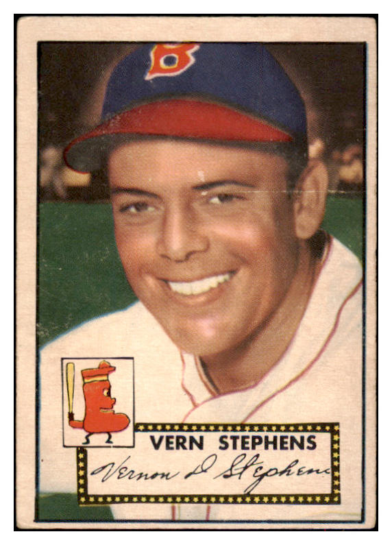 1952 Topps Baseball #084 Vern Stephens Red Sox VG 488065