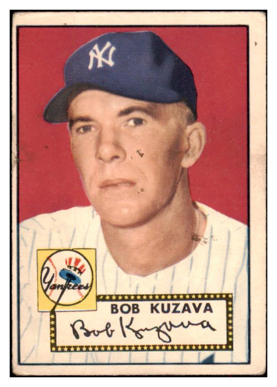 1952 Topps Baseball #085 Bob Kuzava Yankees VG 488067