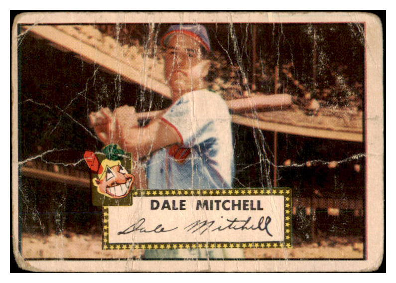 1952 Topps Baseball #092 Dale Mitchell Indians PR-FR 488078