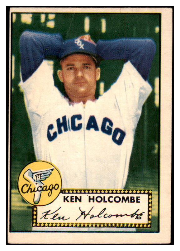 1952 Topps Baseball #095 Ken Holcombe White Sox VG 488087