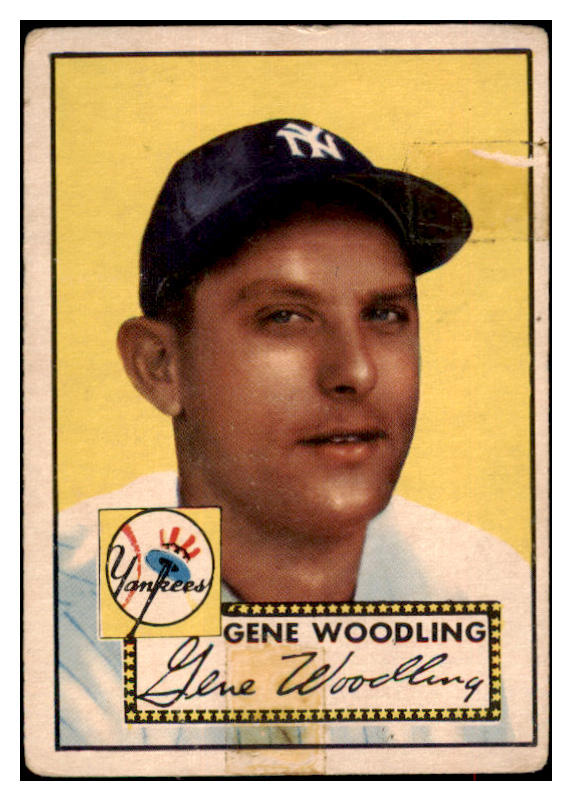 1952 Topps Baseball #099 Gene Woodling Yankees PR-FR 488094