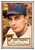 1952 Topps Baseball #105 John Pramesa Cubs VG 488110