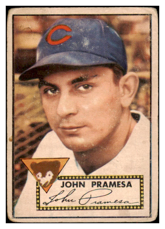 1952 Topps Baseball #105 John Pramesa Cubs PR-FR 488111